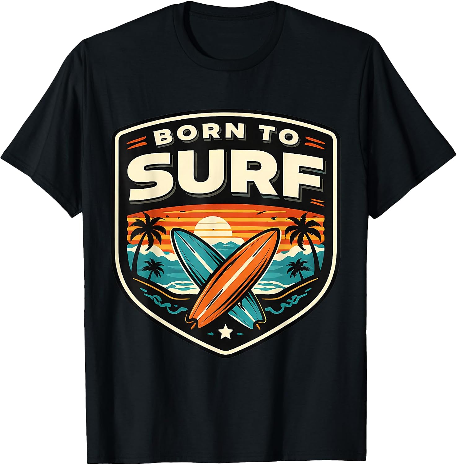 Born To Surf Surfing Saying Surfer Quote Merch