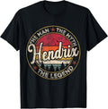Hendrix First Name Personalized Vintage Retro