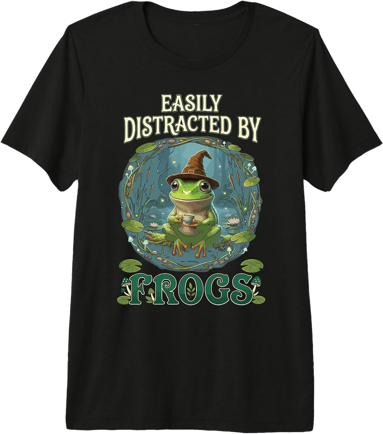 Frog Pond Amphibian Wildlife Nature Enthusiast Art