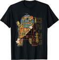 R2-D2 Artoo-Deetoo Droid Floral Garden Reimagined T-Shirt