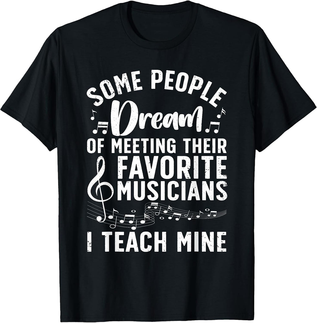 Best Music Teacher for Men Women Musician Band Piano Teacher T-Shirt
