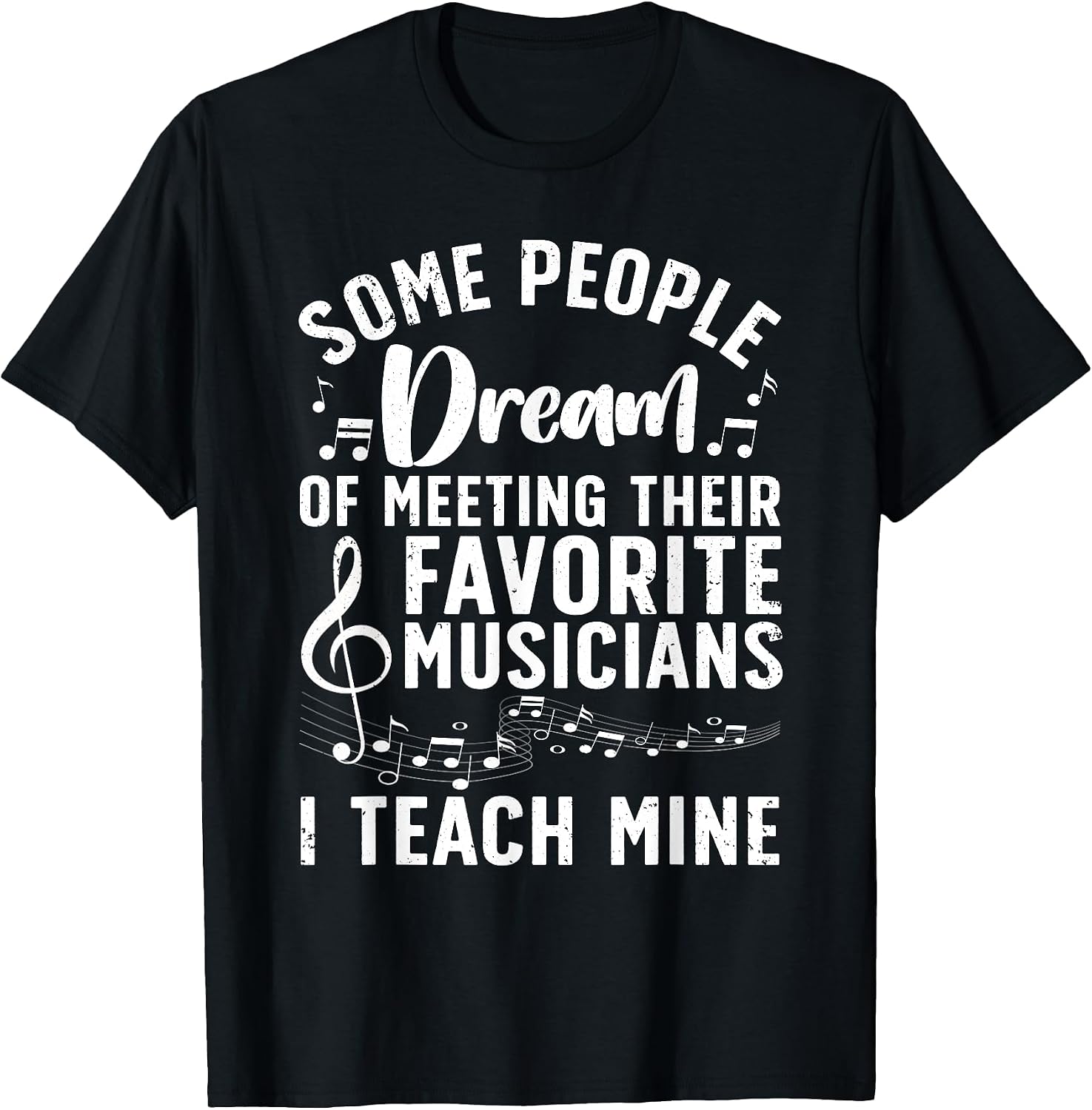 Best Music Teacher for Men Women Musician Band Piano Teacher T-Shirt