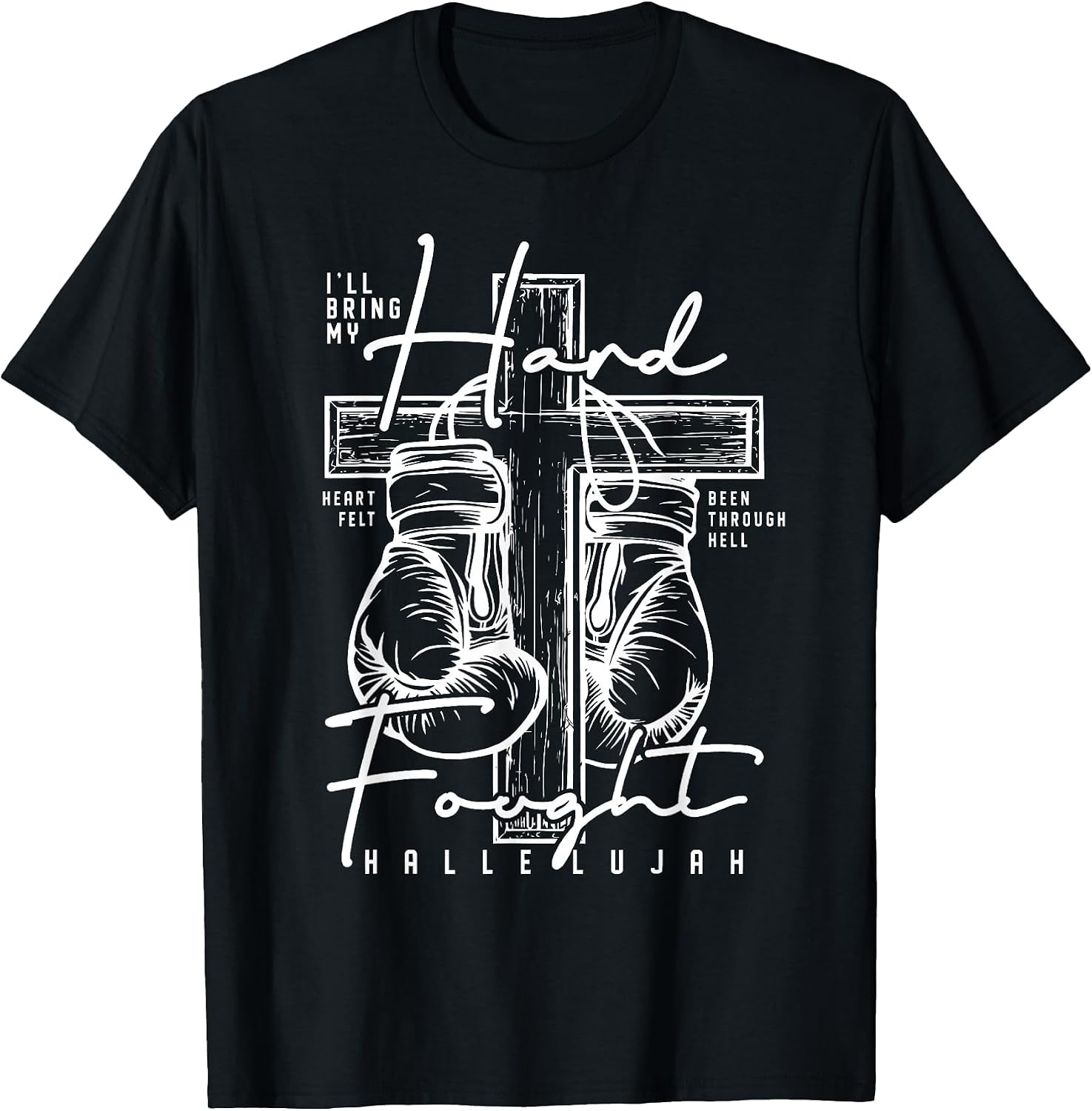 Hard Fought Hallelujah Jesus Faith Christian Cross