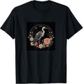 Crane Boho Flowers Graphic Merch
