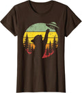 Alien Cat Sunset UFO Day Merch...