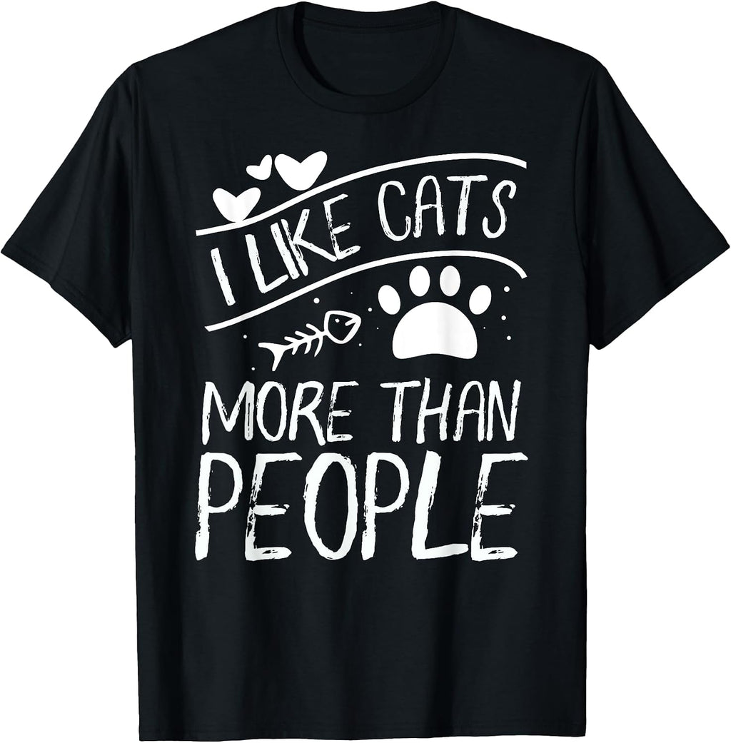 Cat Lovers T-Shirt Pet Fan Tee