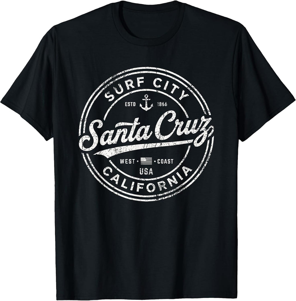 California Surf Vintage Coastal Retro Graphic Co
