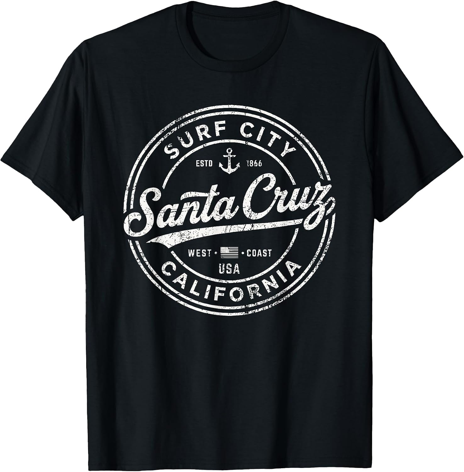 California Surf Vintage Coastal Retro Graphic Co