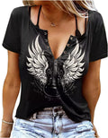 Smooth As Tennessee Sweet As Strawberry Shirt Womens Summer Sexy V-Neck T Shirts Country Music Short Sleeve Tops Blouse