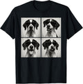 Funny English Pointer Lover Cute Dog Photo Booth T-Shirt