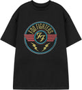 Mens T-Shirt | Lightning Black Short Sleeved | Graphic Tee for Music Fans | Rock Band Official Merchandise