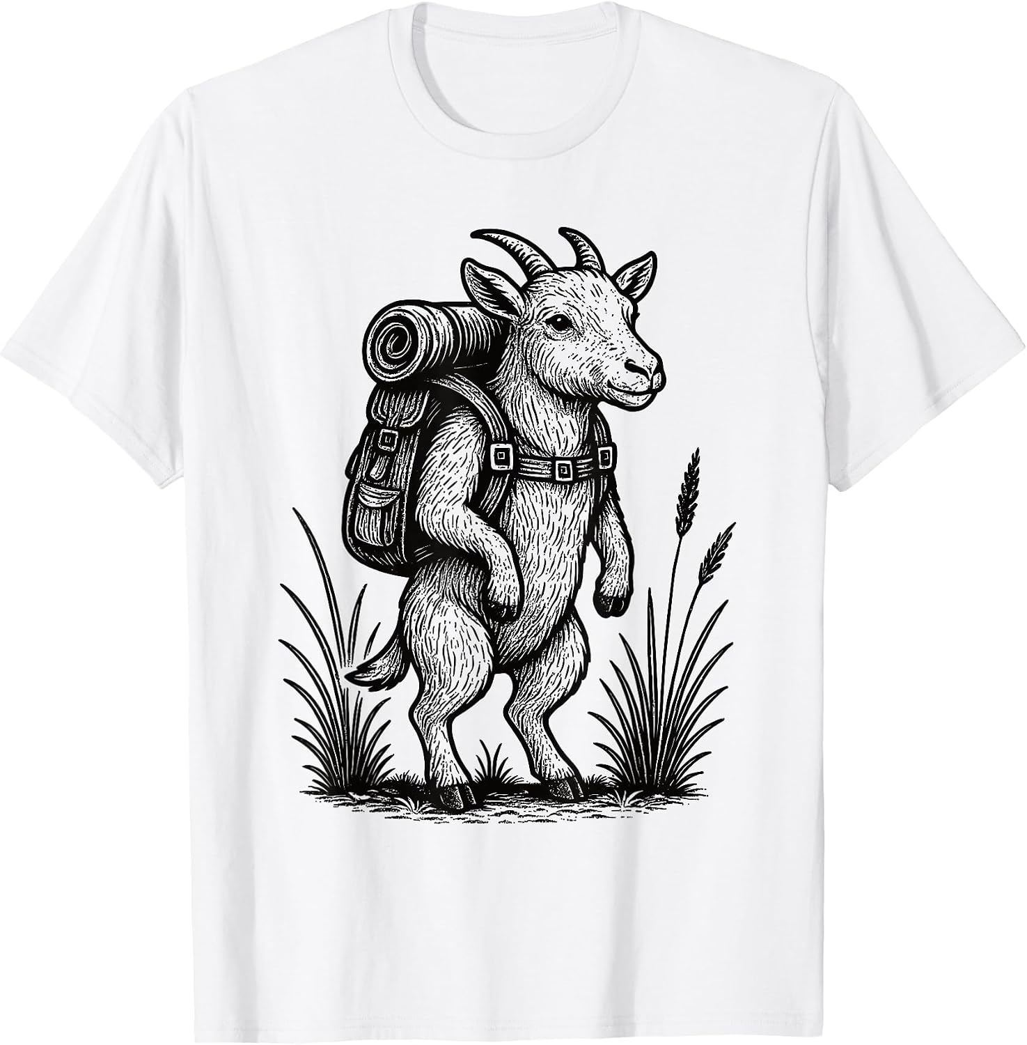 Goat Hiker Trekking Hike Merch.