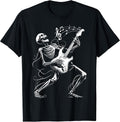 Skeleton Rock And Roll Apparel Gifts Graphic Tees