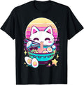 Retro Noodles Cute Cat Aesthetic Retro Kawaii