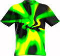 Neon T-Shirt Party Splatter Glow Blacklight UV Reactive Rave Handmade Art Tee Sport Top Workout Shirt Women Unisex Men Design
