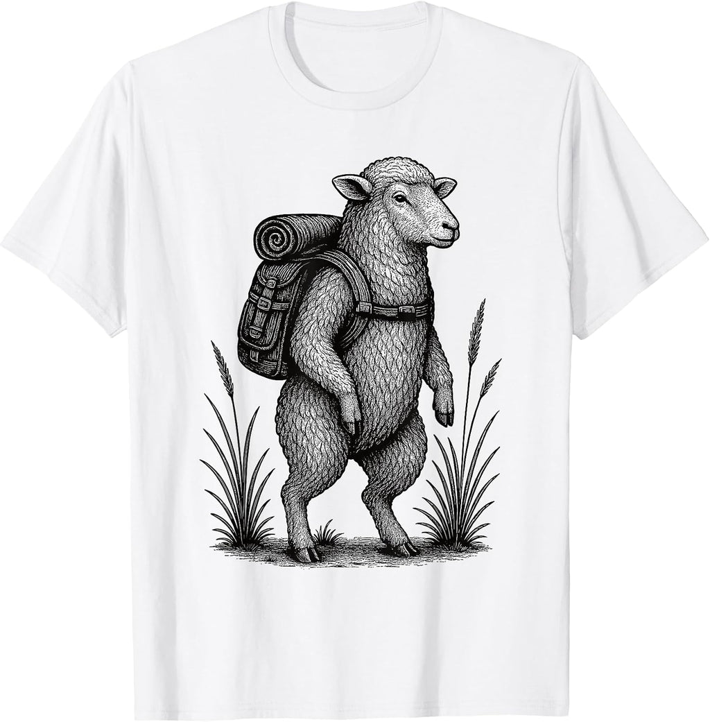 Sheep Hiker Trekking Hike Merch.