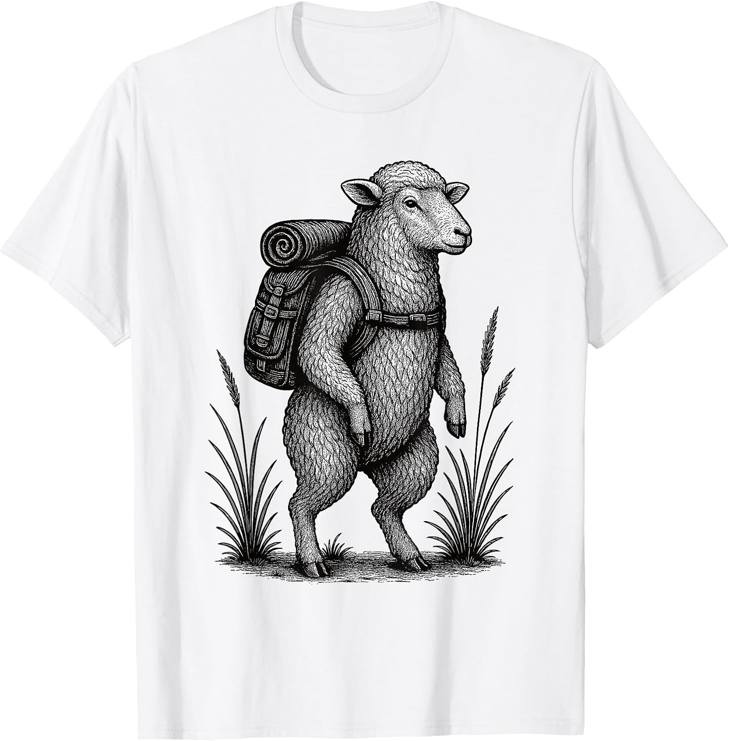 Sheep Hiker Trekking Hike Merch.