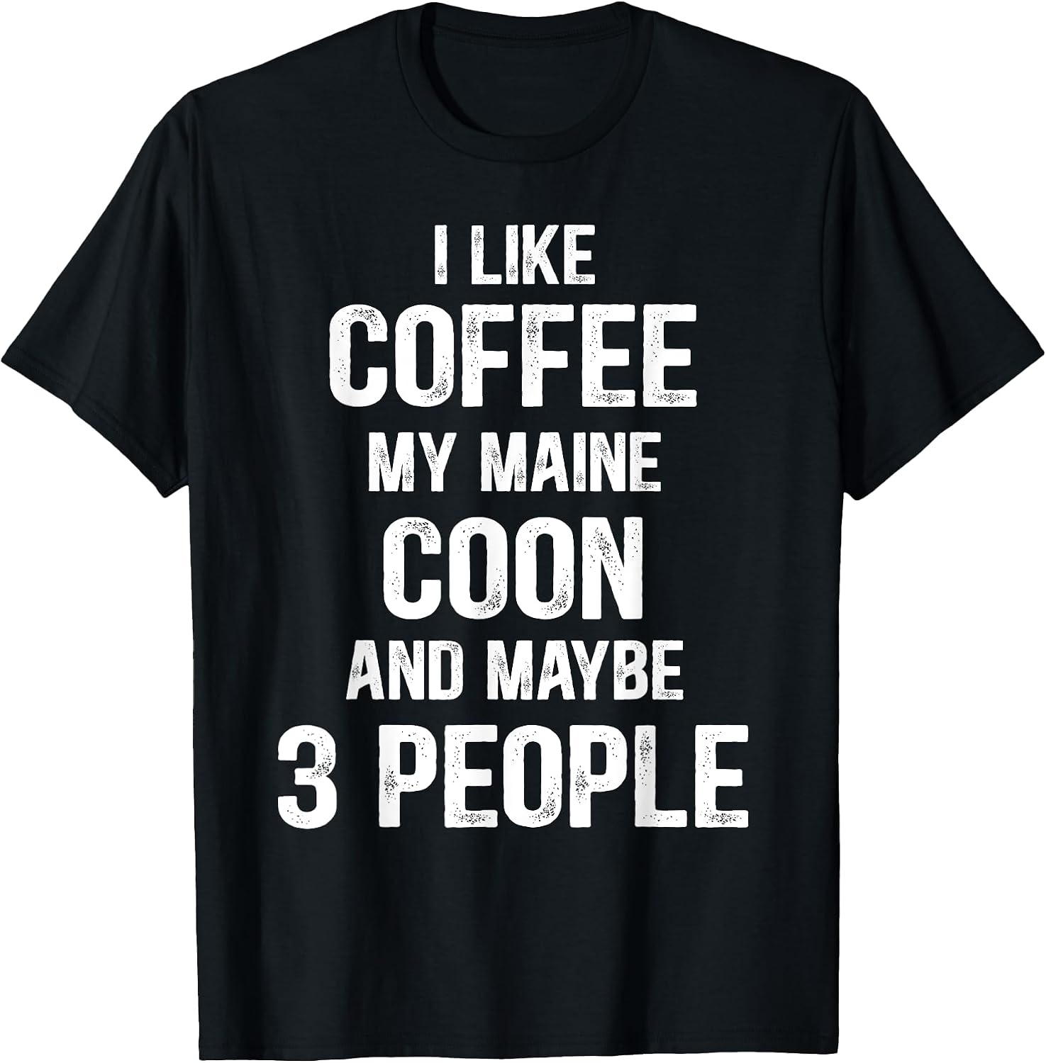 Funny Women Cat Maine Coon Lover Coonie Coffee T-Shirt