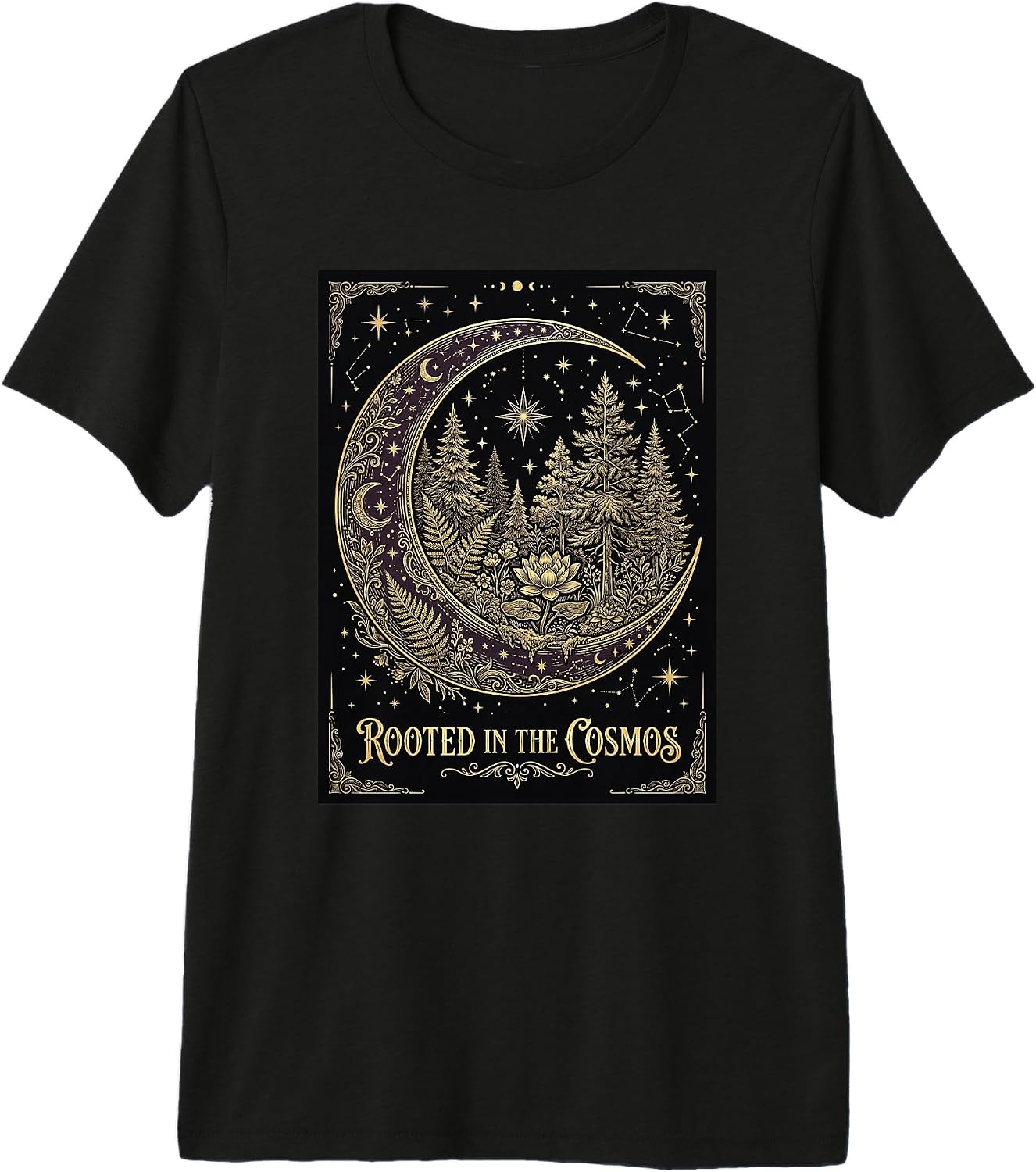 Bohemian Astral Cottagecore Cosmos Earth Day Ts