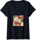 Dahlia Watercolor Wildflower Pattern Merch