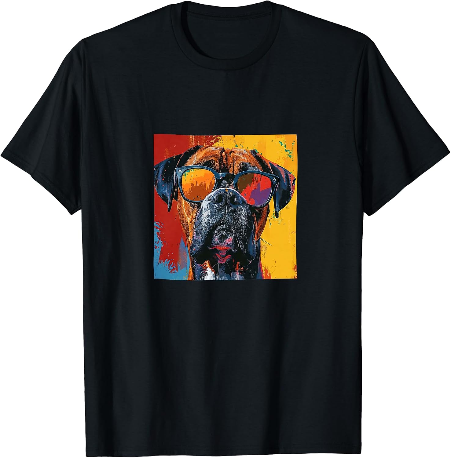 Boxer Dog Retro Sunglasses Merch