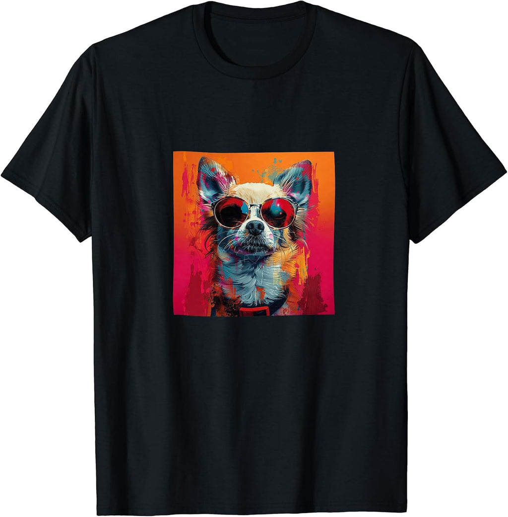 Chihuahua Sunglasses Retro Colorful Merch