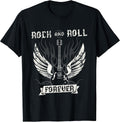 Guitar Wings 70s Vintage Retro 80s Rock & Roll Music T-Shirt