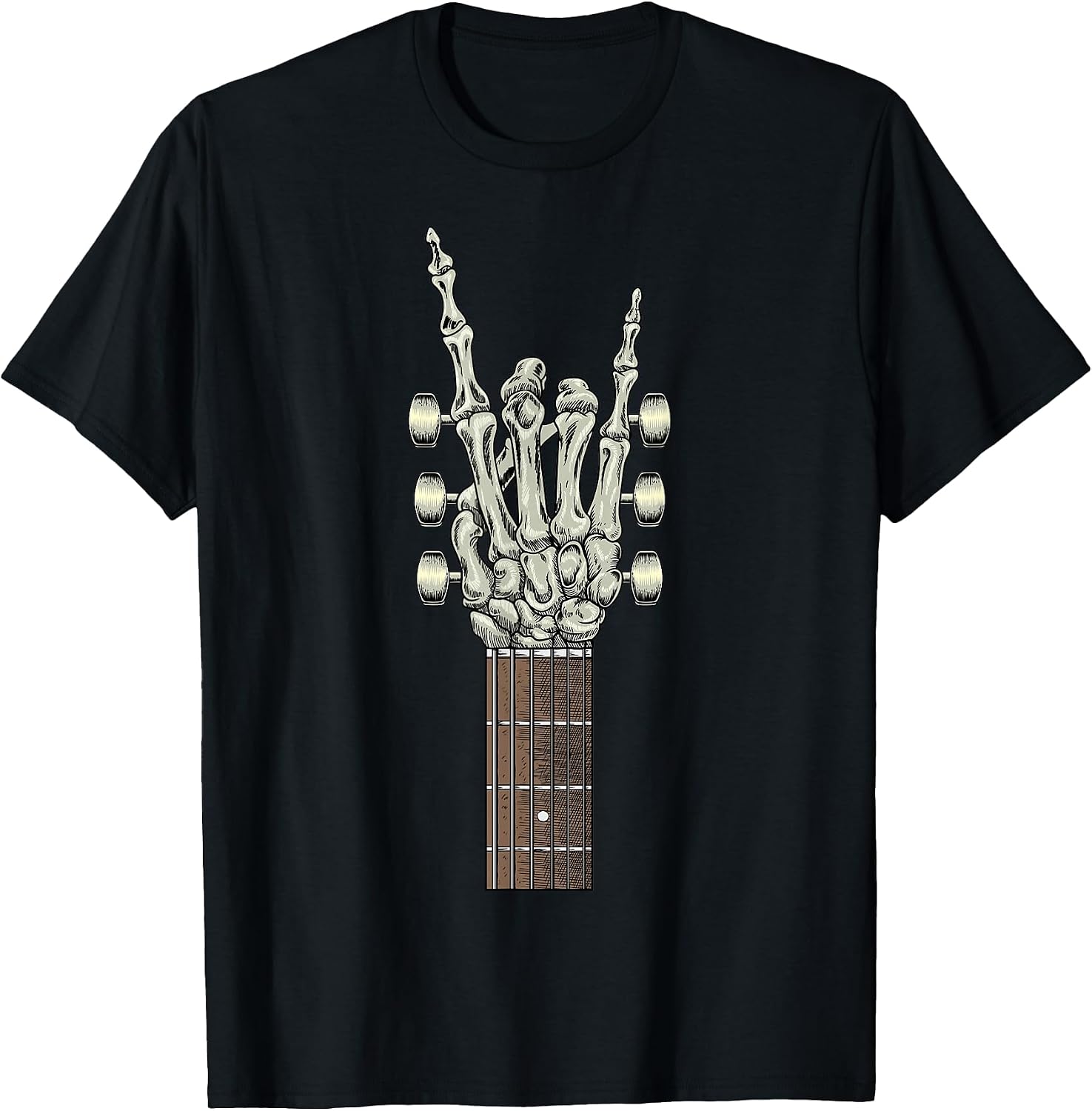 Rock Band Guitar Gifts Men Graphic Tee