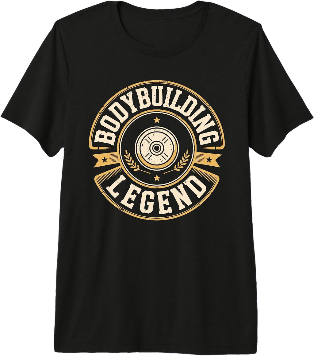 Gym Fitness Bodybuilding Legend Icon Badge