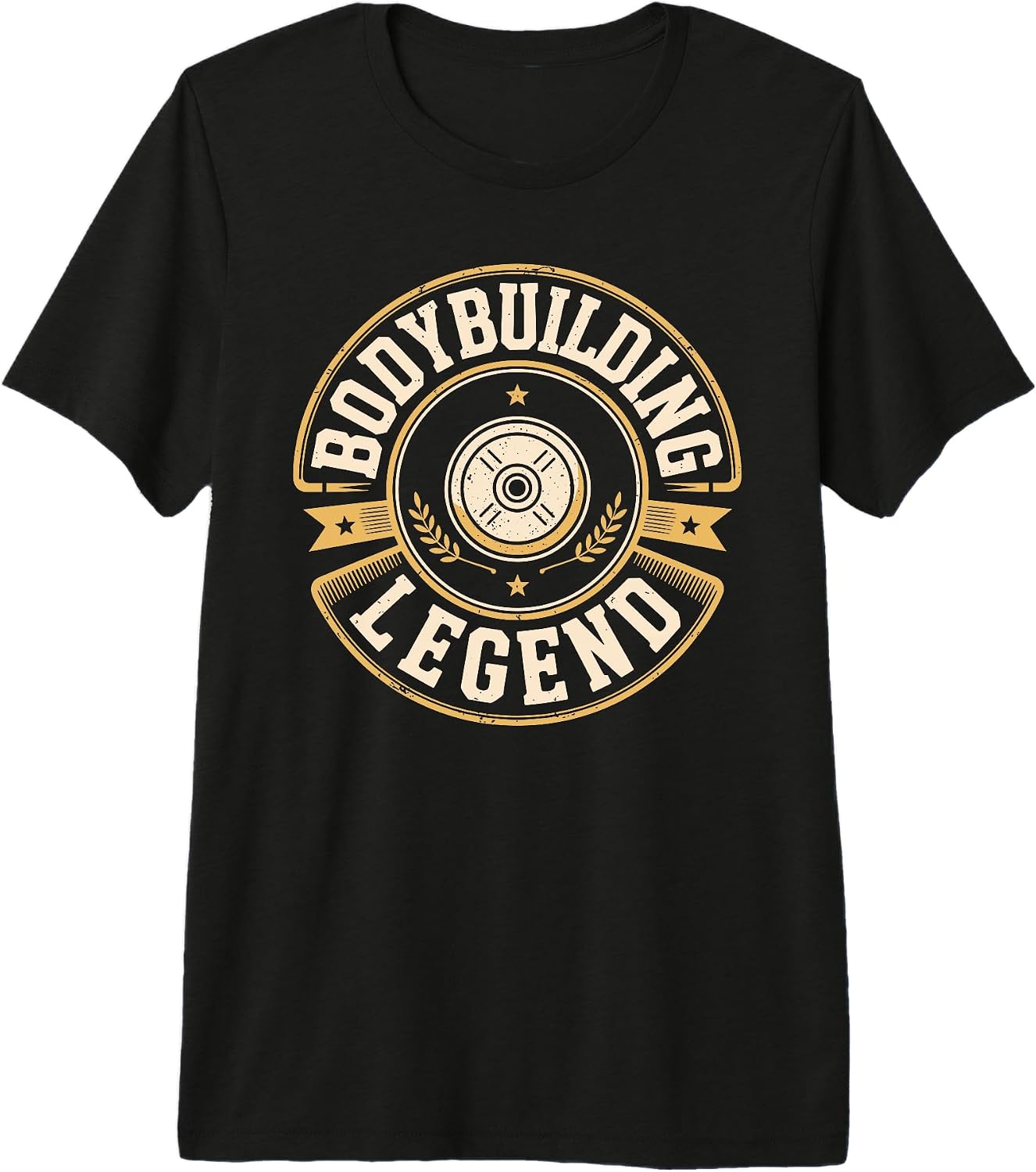 Gym Fitness Bodybuilding Legend Icon Badge