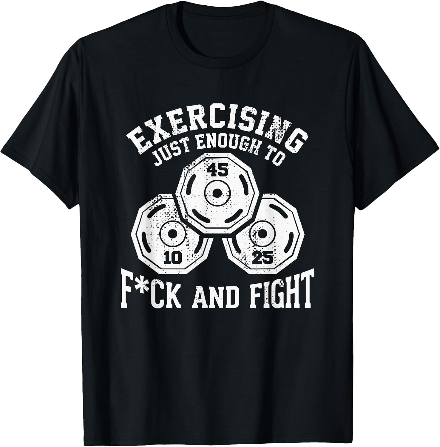 Exercising Enough To F And Fight Funny Gym Humor