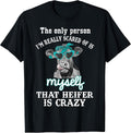 Funny Heifer I'm Really Scared Tee Shirt