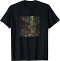 Forest With Fireflies Vintage Landscape Merch