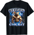 Workout Gym Lovers Rat Funny Meme Men Shirt