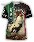 Personalized Rooster Mexican 3D Shirt for Men & Women, Custom Name 3D T - Shirts Gift for Birthday, Anniversary