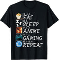 Eat Sleep Anime Gaming Repeat Design Boys Or Girls