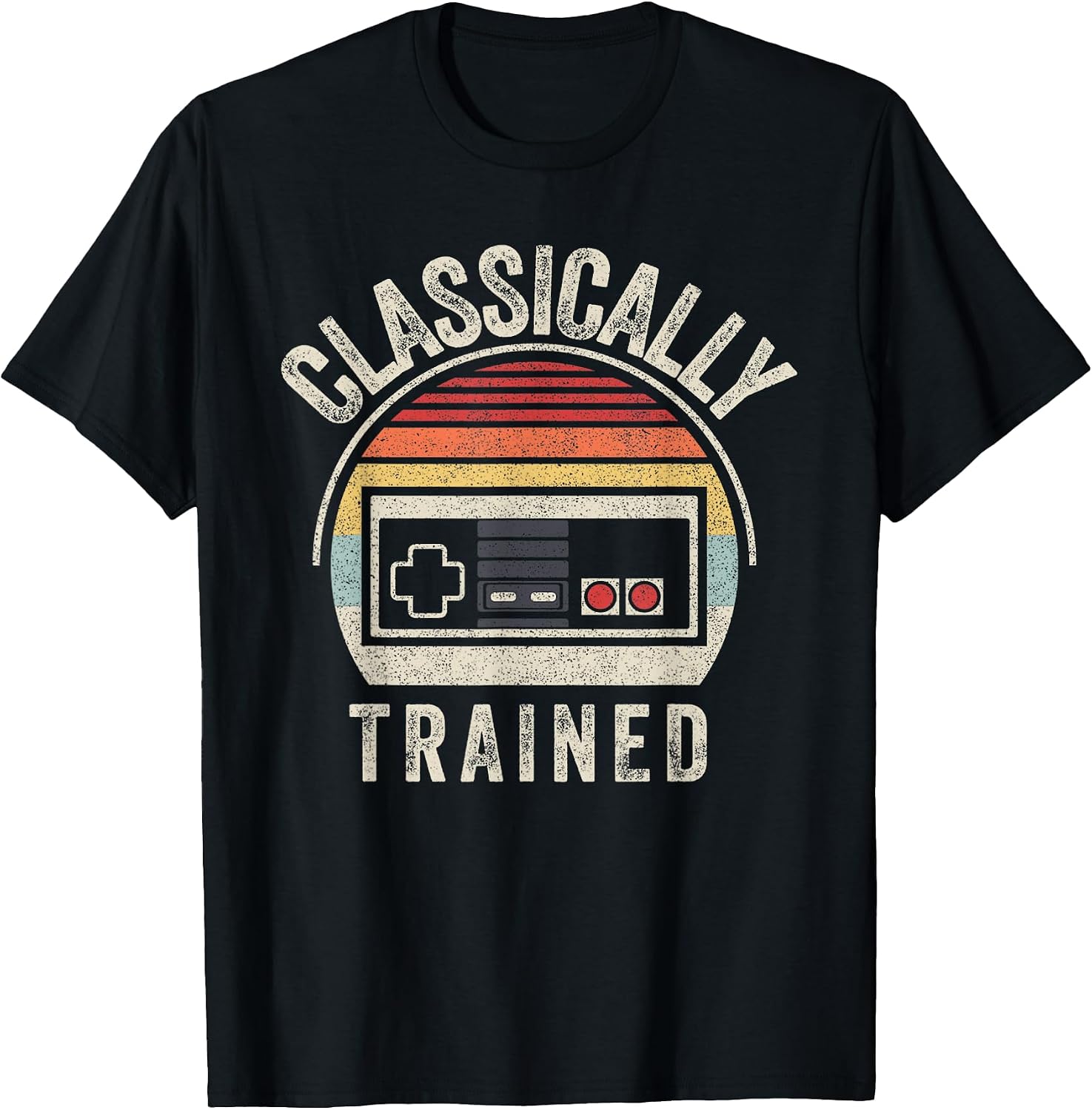 Retro Vintage Classically Trained Video Game Adult T-Shirt