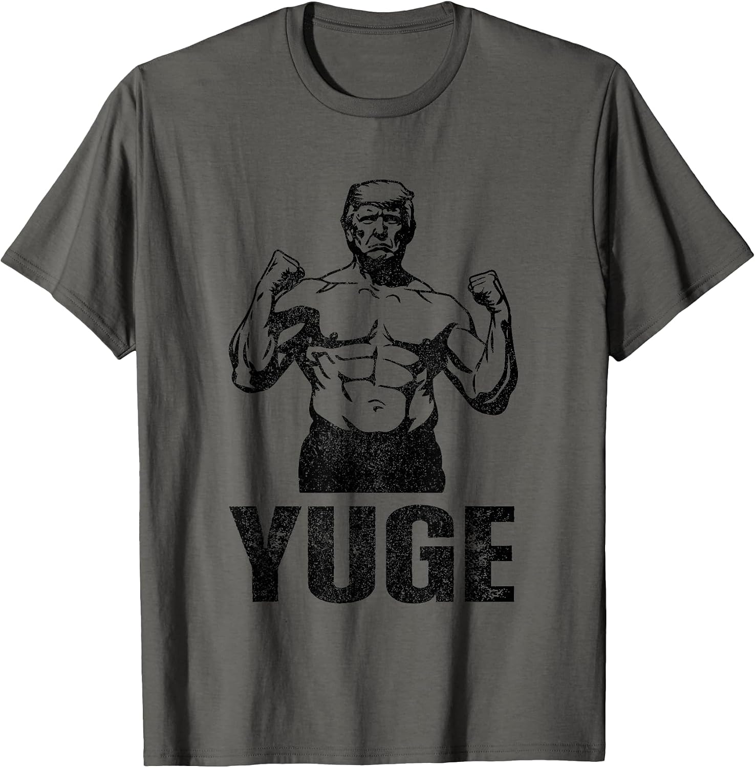 Muscle Trump 2024 Fitness Motivational Lifting Tee