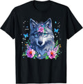 Colorful Wolf Art I Cartoon Wolf
