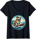 Bulldog Dog Surfing Surfer Owner Merch