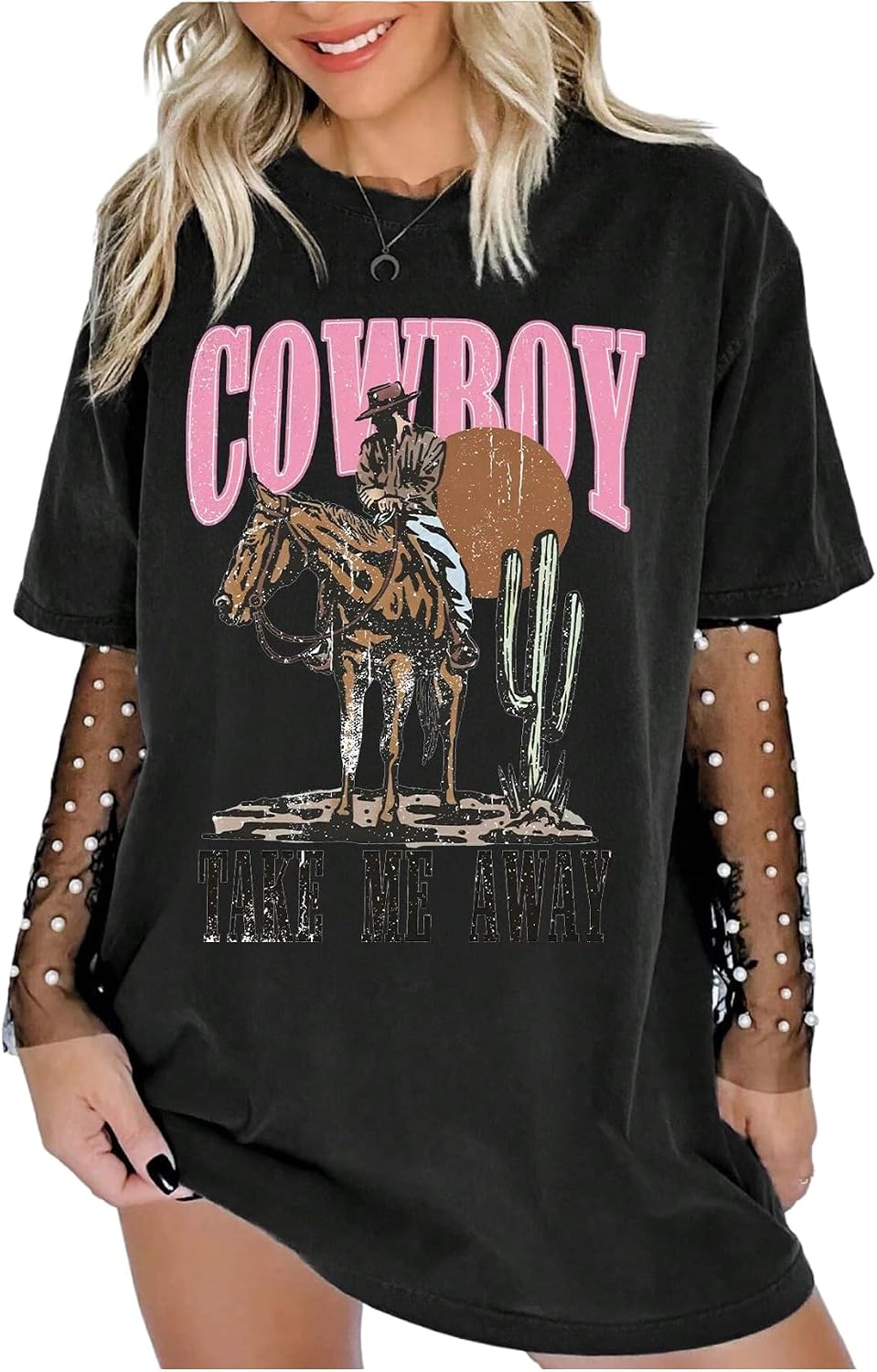 Women's Graphic Tees Short Sleeve Vintage T Shirt Streetwear Country Concert Summer Tops