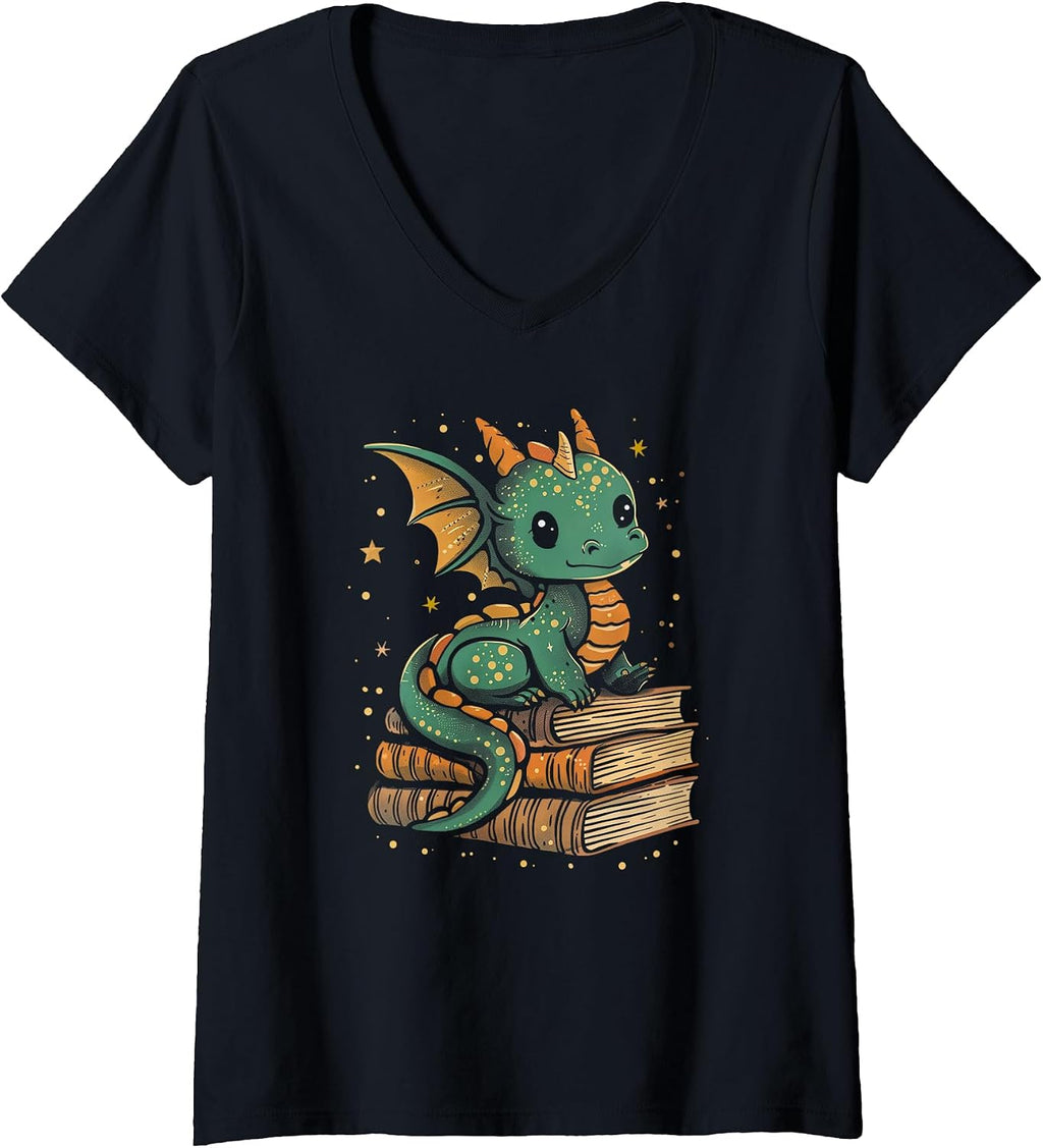 Dragon Fantasy Book Lover