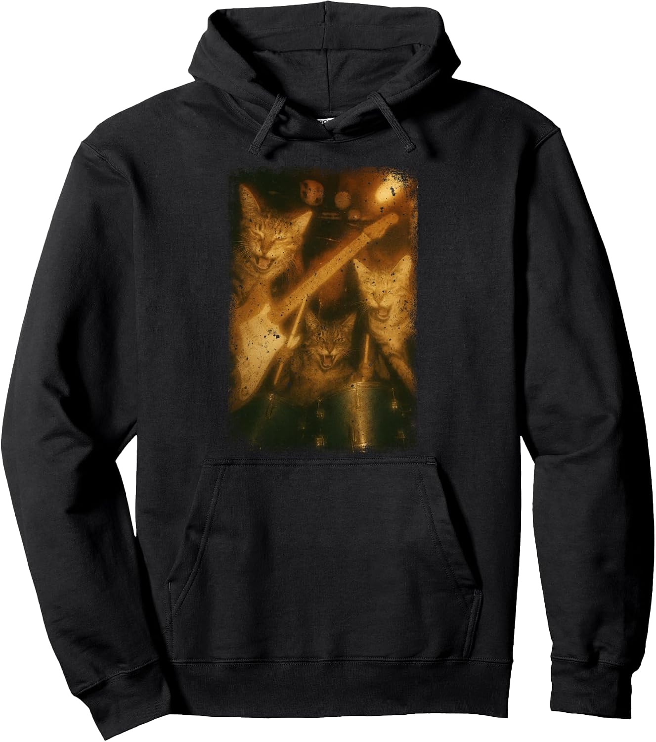Metalhead Vintage Graphic Cats Tee Cat Lover Merch