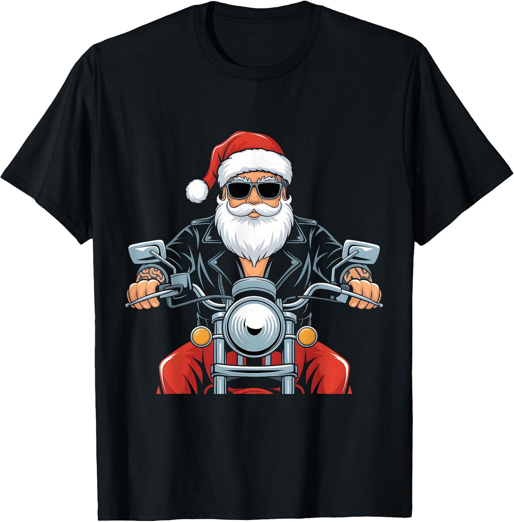 Christmas Motorbike Merch For Men Humorous Biker