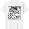 cat bite anime shirt