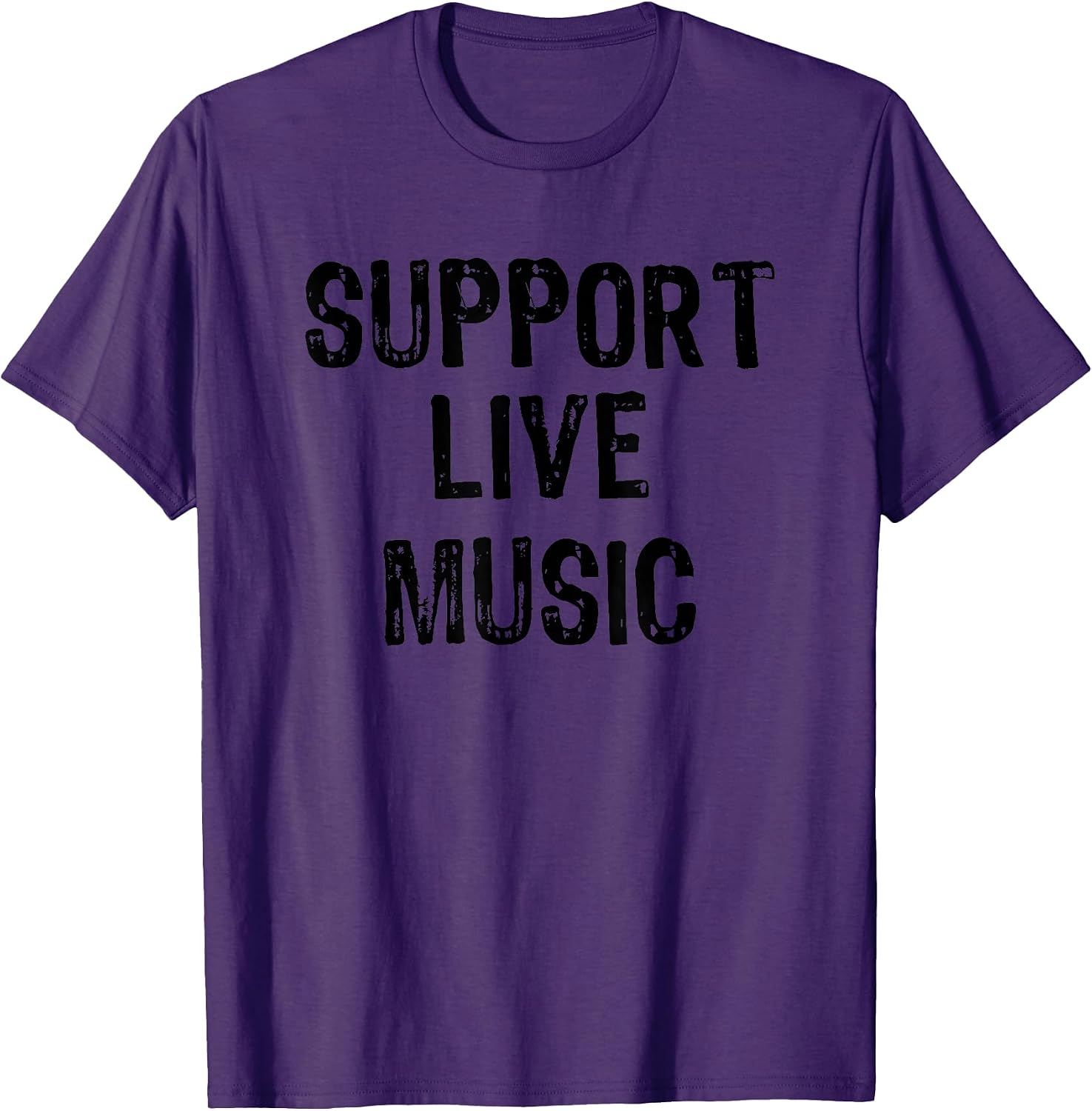Support Live Music Concert Lover Live Band T-Shirt