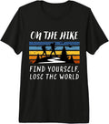 Retro Mountain Hiking Nature Forest Motivational