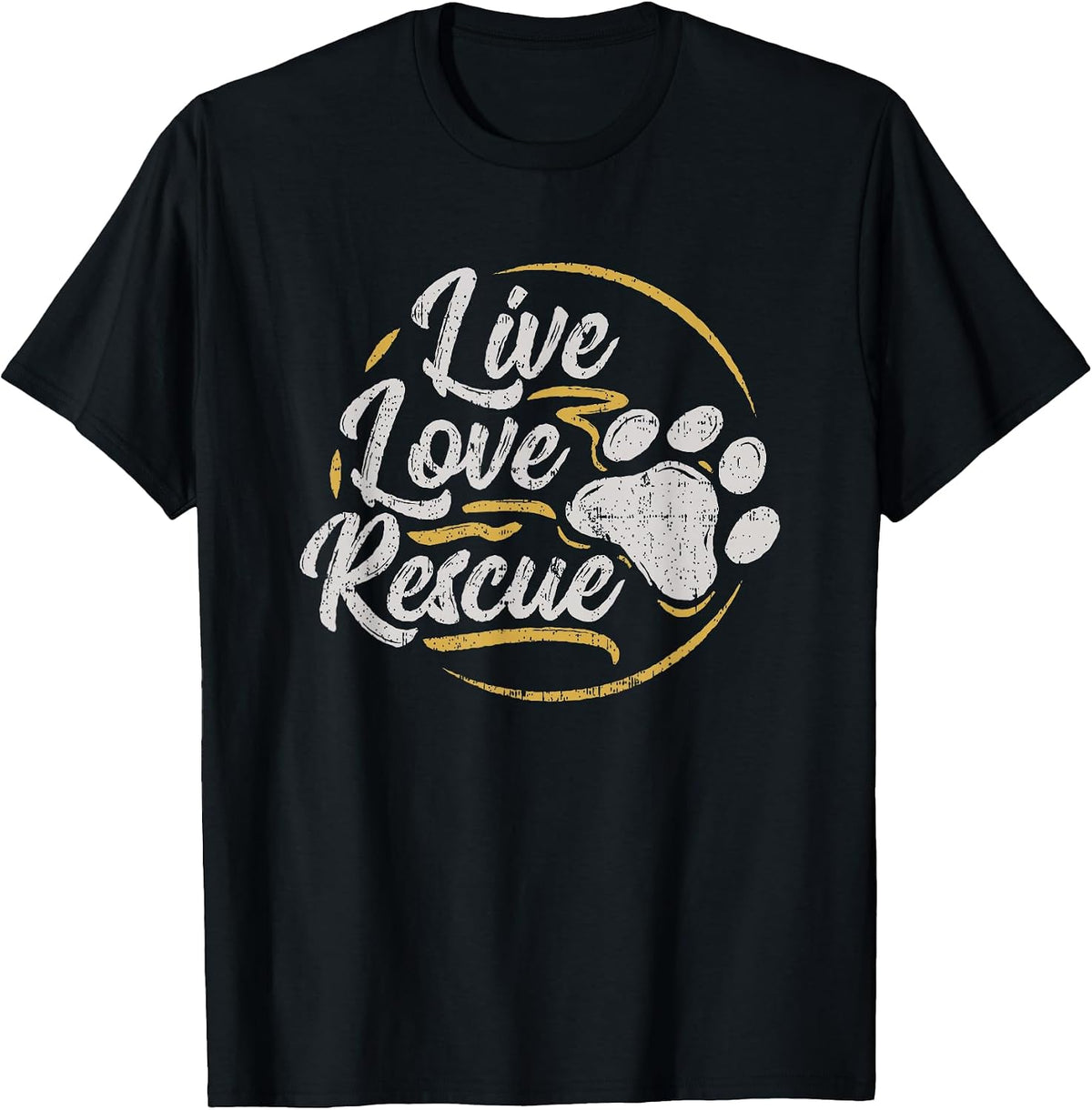 Live Love Rescue - Dog Lover Adopt a Dog Adoption T-Shirt T-Shirt