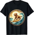 Labrador Retriever Dog Surfing Surfer Owner Merch