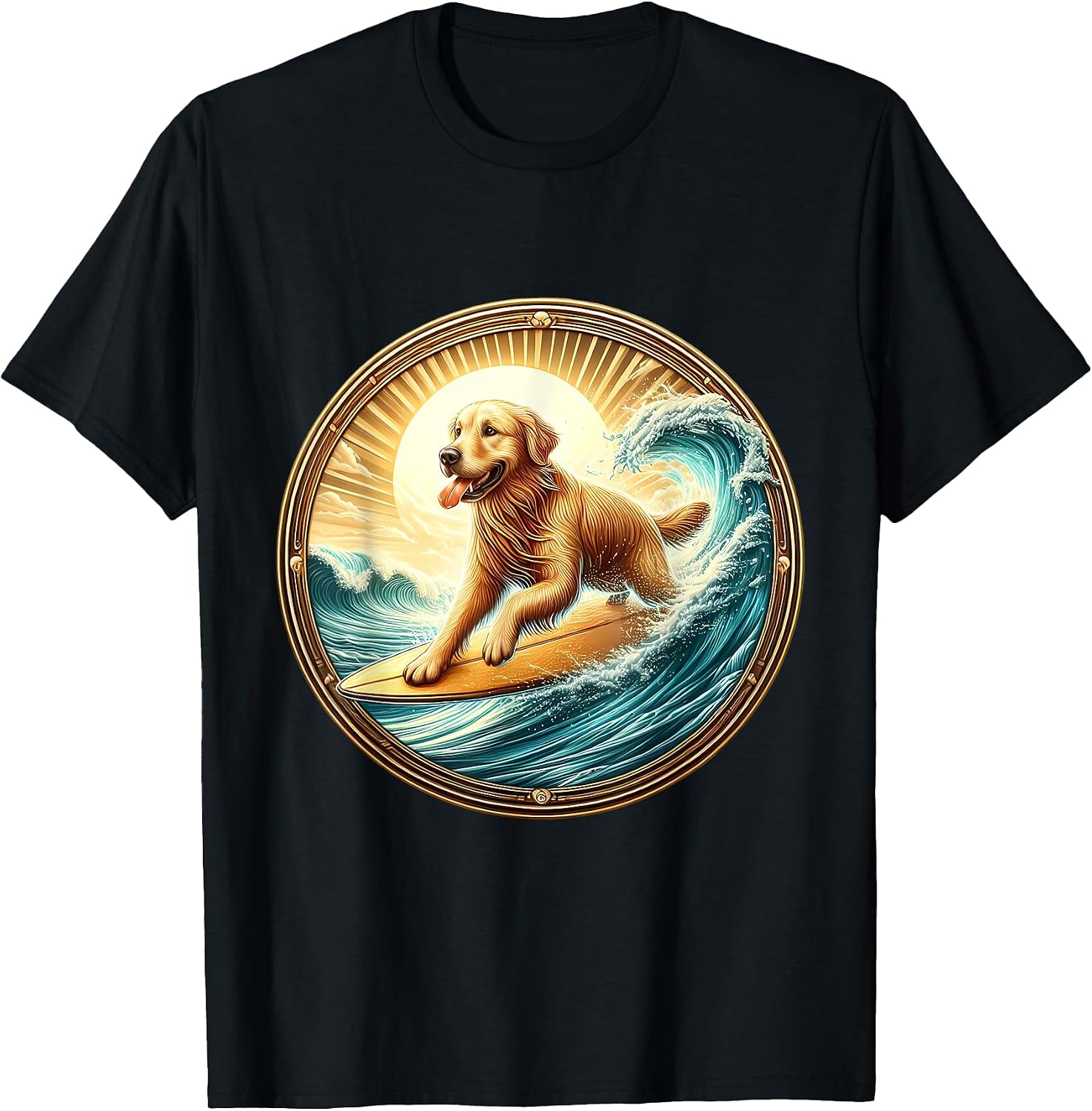 Labrador Retriever Dog Surfing Surfer Owner Merch